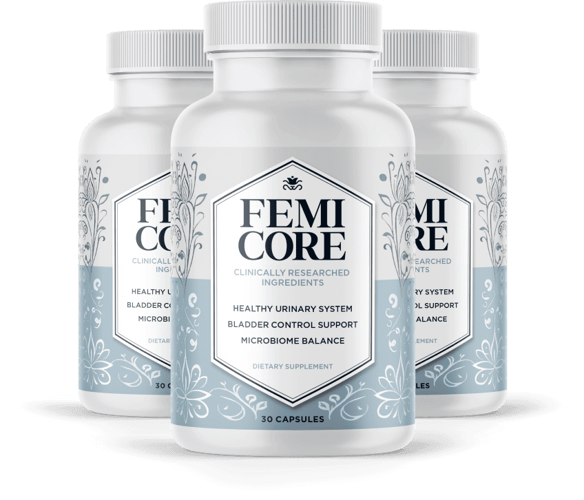 FemiCore 3 bottle package — 90 day supply best value