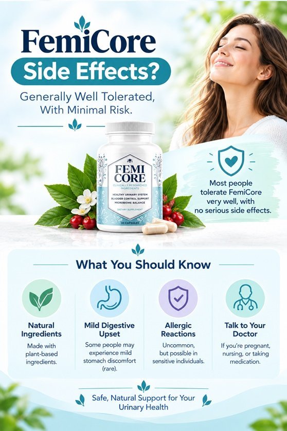 FemiCore side effects and safety overview